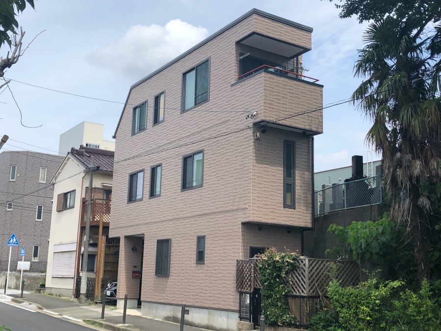 3階建て積水住宅の外壁塗装・屋根塗装・屋上防水工事_名古屋市瑞穂区