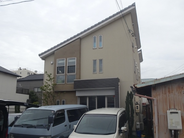 おしゃれ配色に色変え！ジョリパット外壁の塗装_名古屋市南区