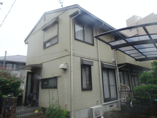 屋根の葺き替えとワントーンからツートンに外壁塗装_名古屋市千種区