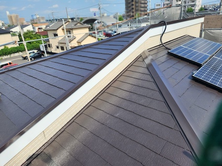 外壁の意匠性を重視した塗装方法で玉善の外壁・屋根塗装_名古屋市名東区