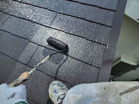 外壁の意匠性を重視した塗装方法で玉善の外壁・屋根塗装_名古屋市名東区