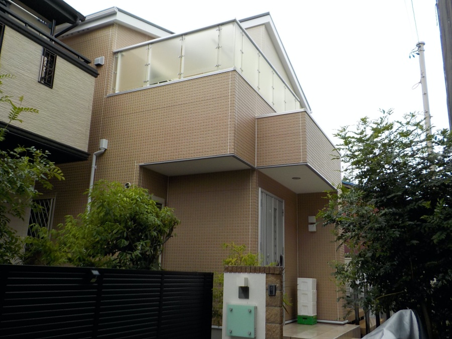 外壁の意匠性を重視した塗装方法で玉善の外壁・屋根塗装_名古屋市名東区