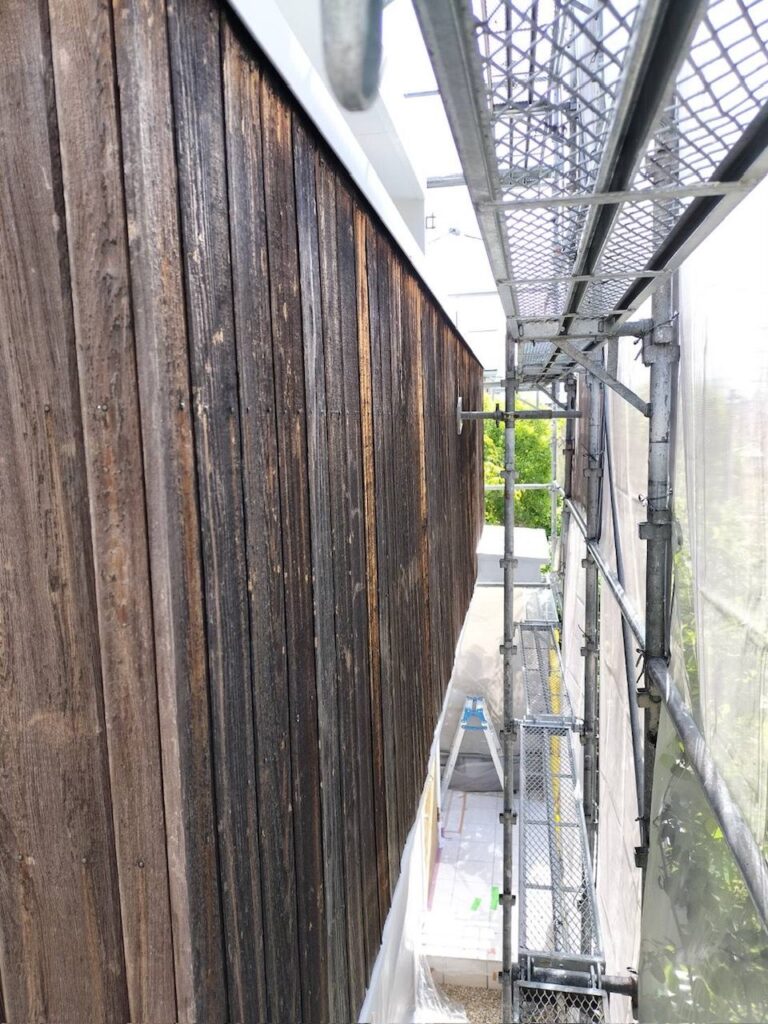 木製ベランダ現状