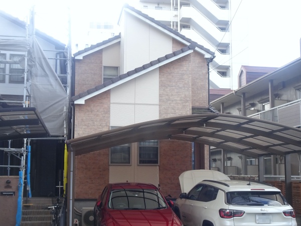 やわらかい雰囲気に！アバンティア(AVANTIA)ツートン外壁塗装_名古屋市天白区