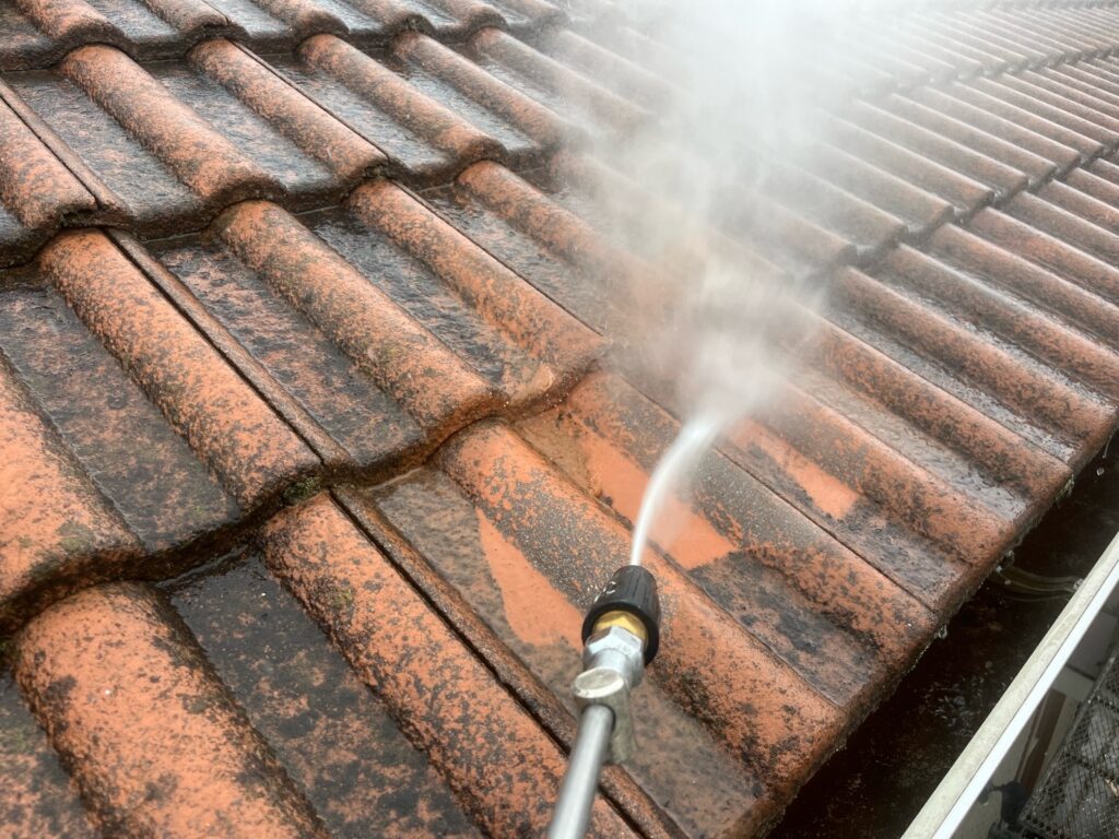 屋根洗浄
