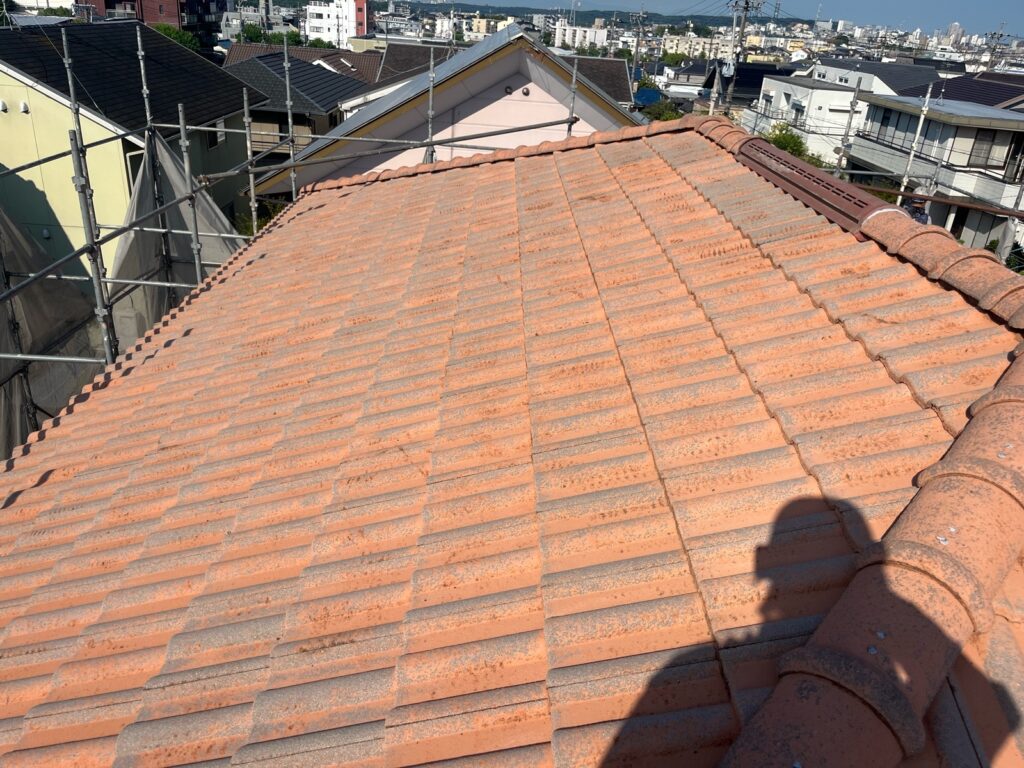 モニエル瓦屋根施工前