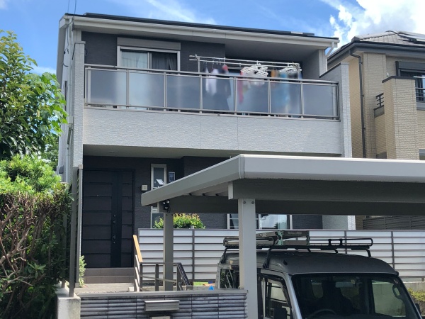 玉善で建てられた住宅の外壁塗装・屋根塗装　豊明市