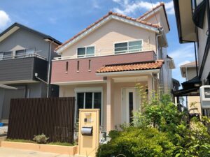 サンヨーハウジング外壁塗り替え後