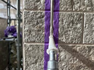 クリヤー後目地シーリング充填