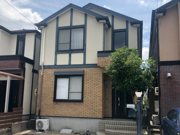 化粧幕板（帯板）塗装してきれいに！三井ホーム屋根外壁塗装　名古屋市緑区