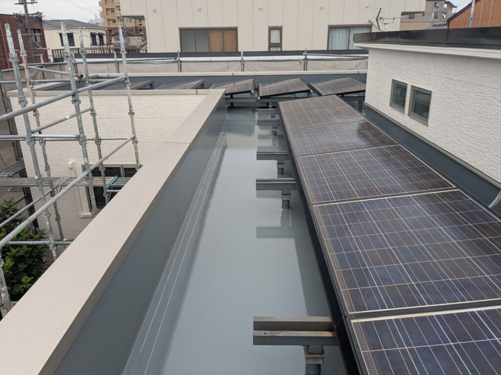 屋上防水工事完了