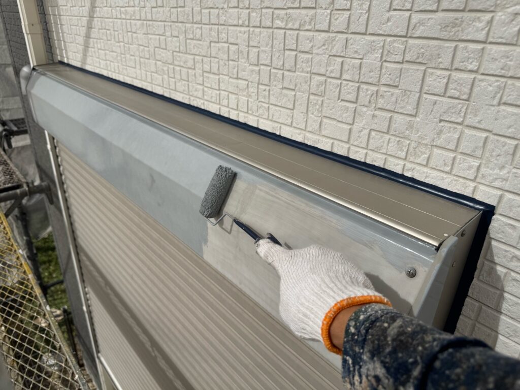 シャッターボックス　錆止め