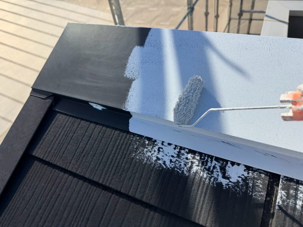 屋根板金　錆止め