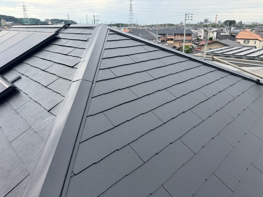 屋根塗装完了