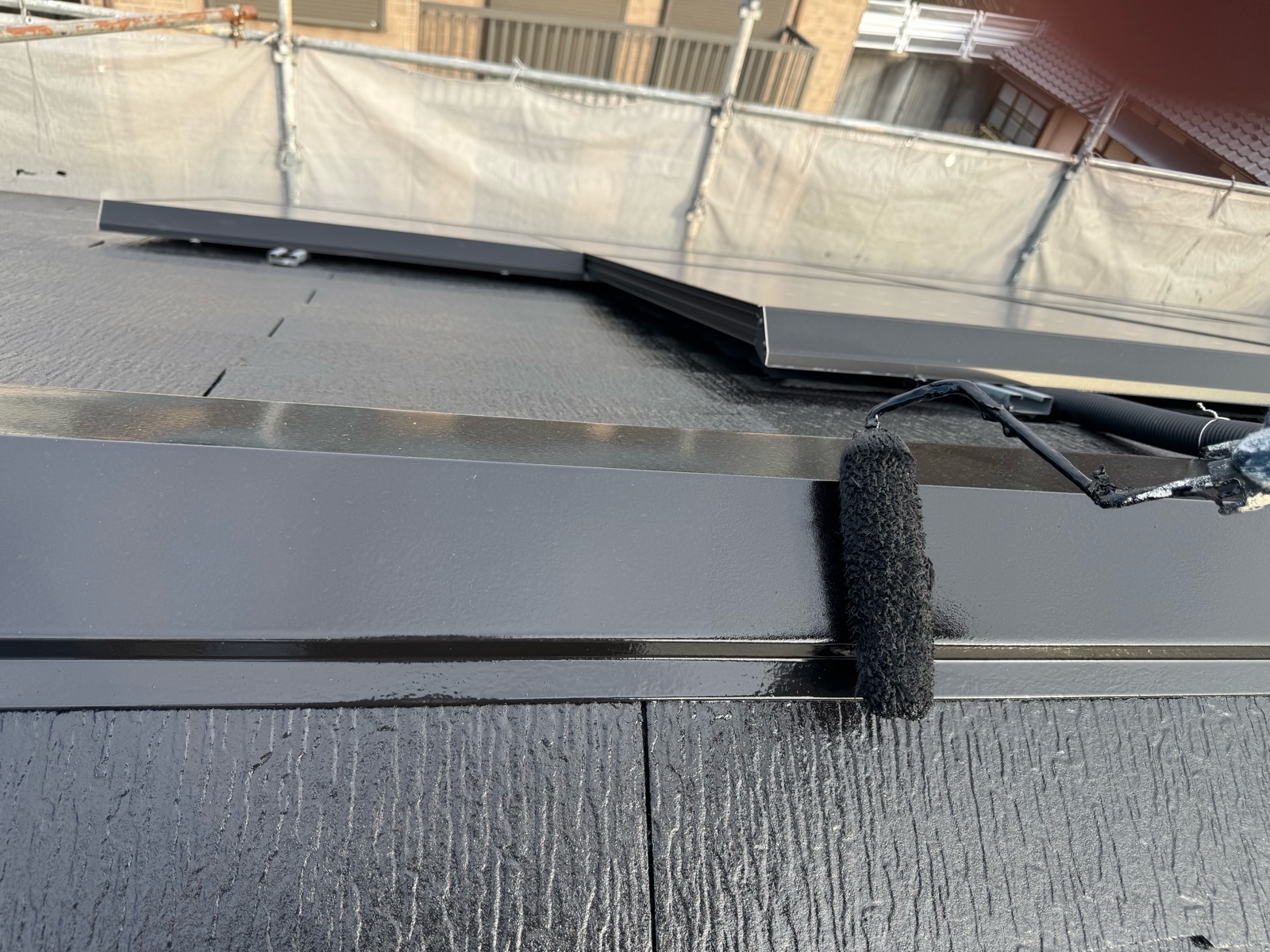 屋根板金上塗り