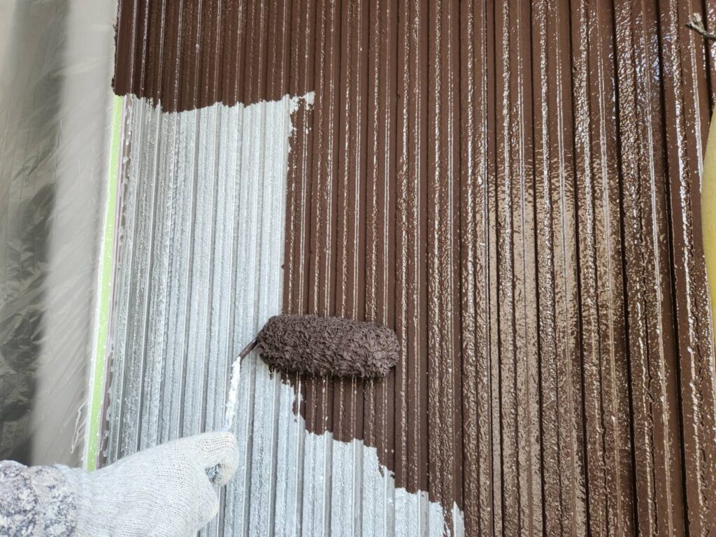 外壁中塗り