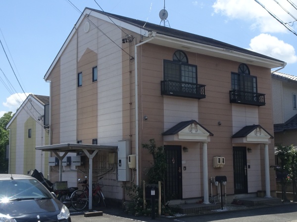 木造2階建て賃貸物件2棟の屋根塗装・外壁塗装　名古屋市緑区