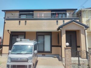 名古屋市港区屋根カバー外壁塗り替え後