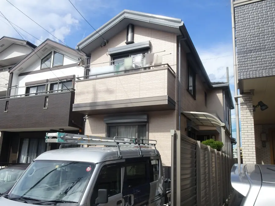 やわらかな雰囲気にダイワハウス住宅の外壁塗装　名古屋市昭和区