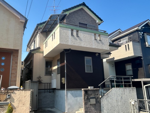 クリーム×ビスケット色へ！やさしい配色で新築のように生まれ変わった外壁塗装｜名古屋市緑区