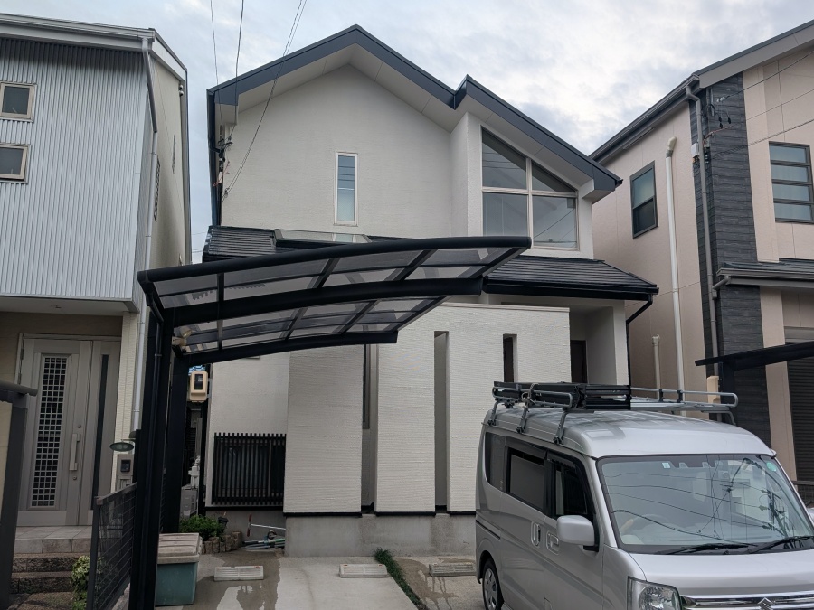 玉善住宅の質感を活かす！屋根外壁塗装メンテナンス｜名古屋市瑞穂区