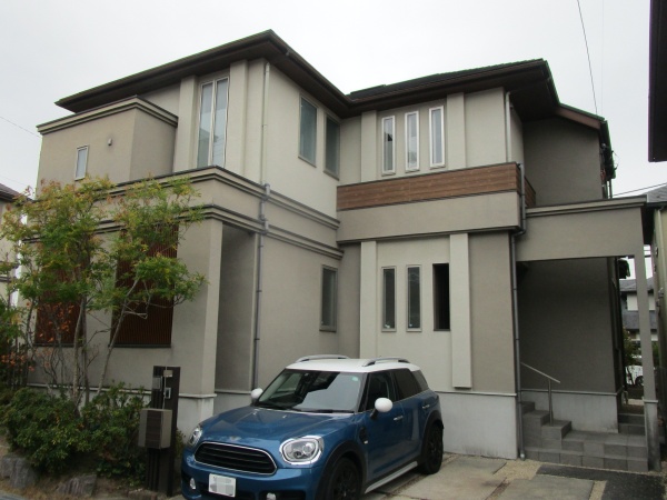 濃淡をつけたツートンカラーに生まれ変わった外壁塗装・屋根塗装｜名古屋市緑区