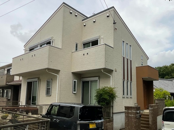 白さが映える！外壁塗装と屋根カバー工事｜名古屋市緑区