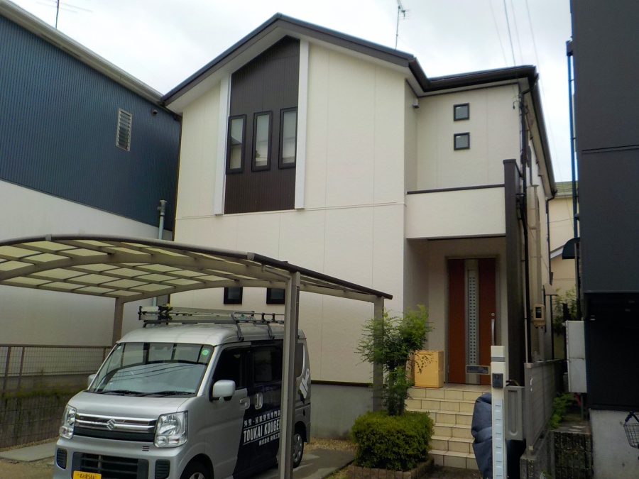 お住まいの耐久性アップ！外壁塗装と屋根リフォーム（カバー工法）名古屋市南区