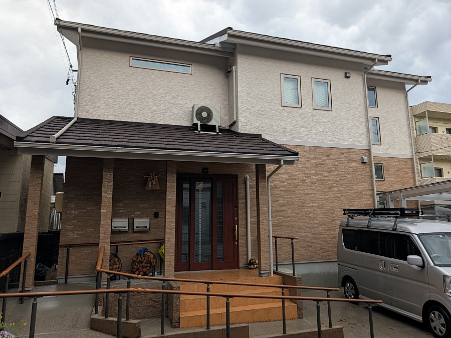 四日市屋根カバー外壁塗装後