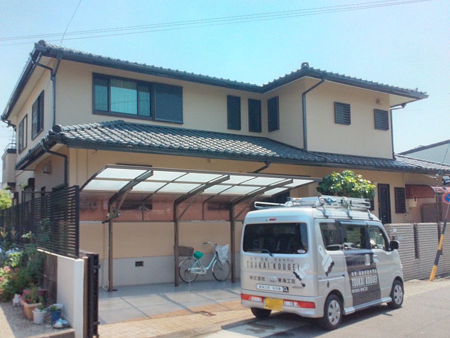 美しさを取り戻したセキスイ住宅の外壁塗装｜名古屋市守山区