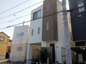 3階建てトヨタホーム外壁屋根塗装と防水工事後