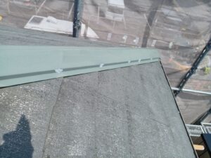 釘頭コーキング処理
